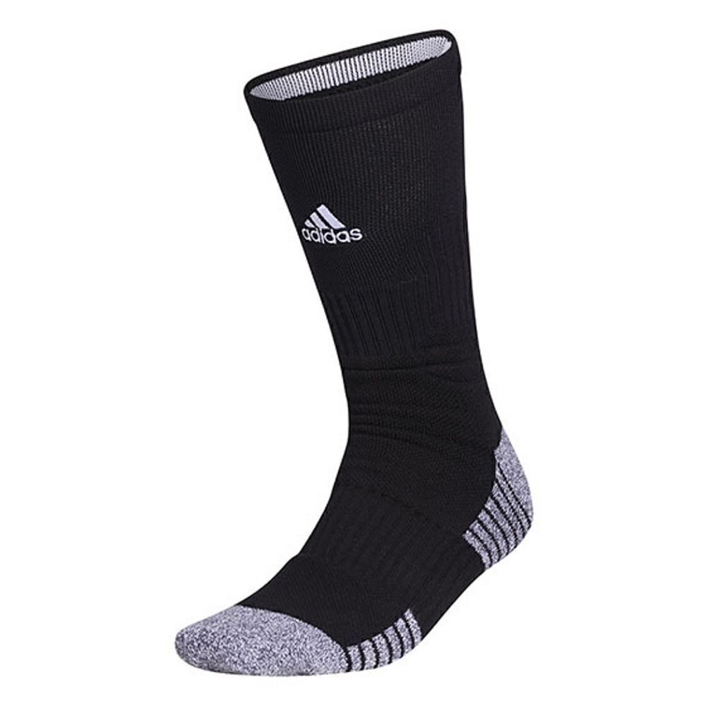 Adidas 5 Star Team Crew Socks Black White Running Gym Training Cushion Unisex M